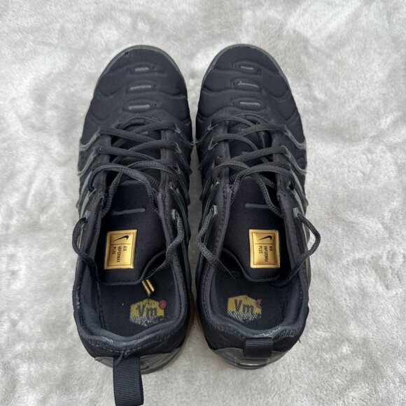 10 - Nike Air VaporMax Plus Black Gold MENS CW7299-001 Sneakers main image 10